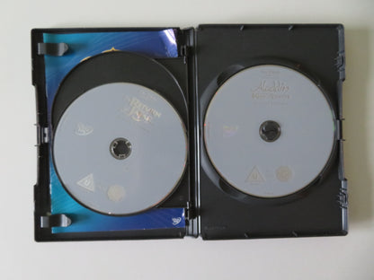 Aladdin Trilogy - 3 Disney Aladdin films (DVD) Robin Williams 1992 Region 2