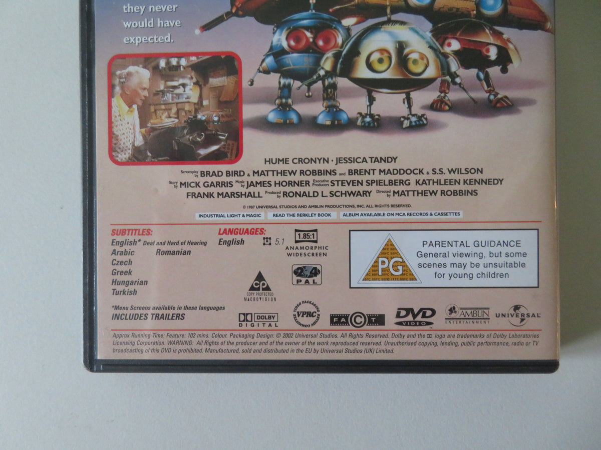 *batteries not included (DVD) Hume Cronyn Jessica Tandy 1987 Region 2, 4