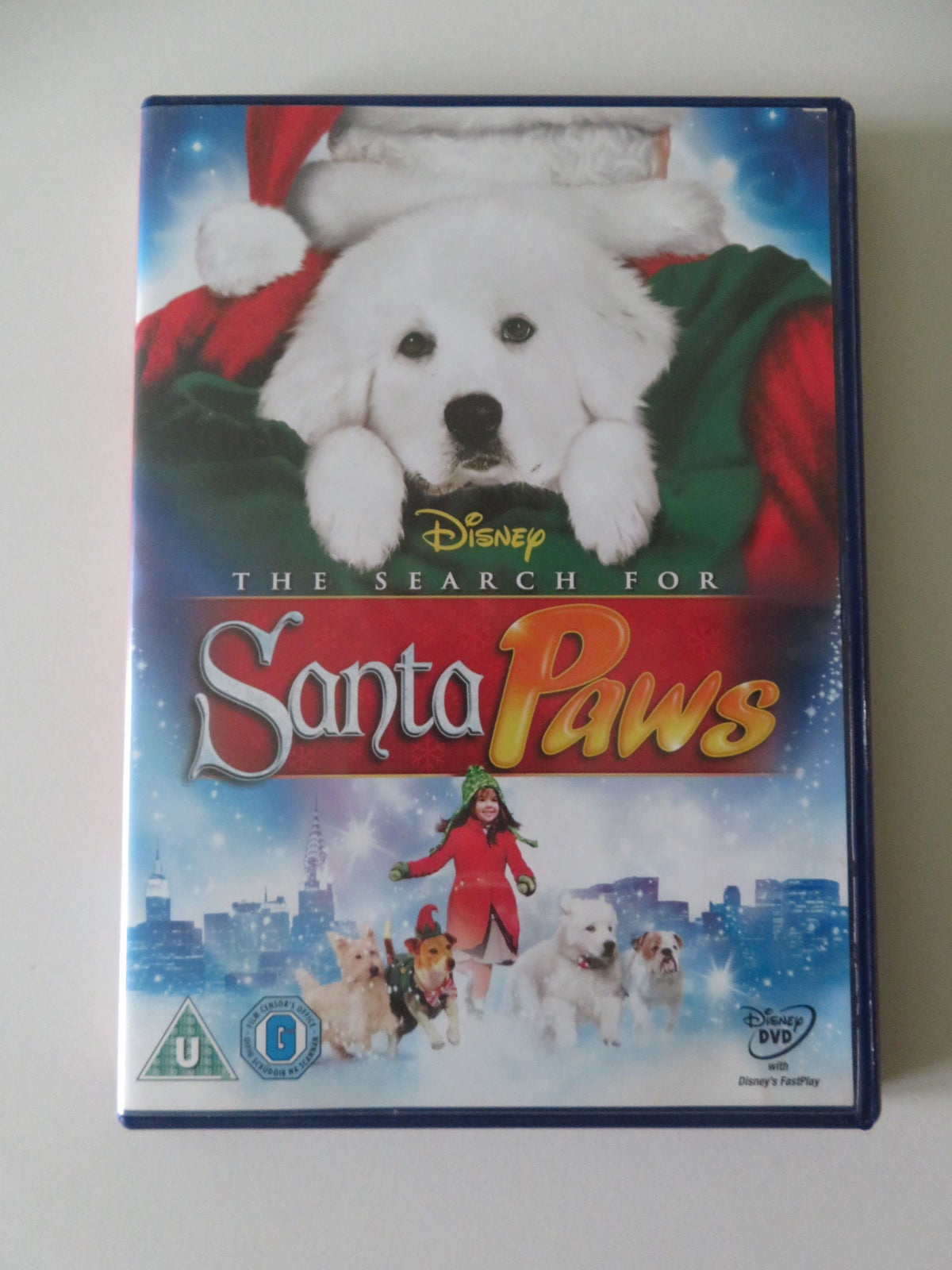 The Search for Santa Paws (DVD) Disney Kaitlyn Maher M. Pettis 2010 Region 2