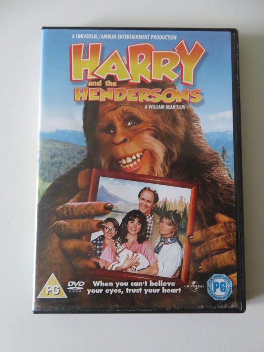 Harry and the Hendersons (DVD) John Lithgow Melinda Dillon 1987 Region 2, 4