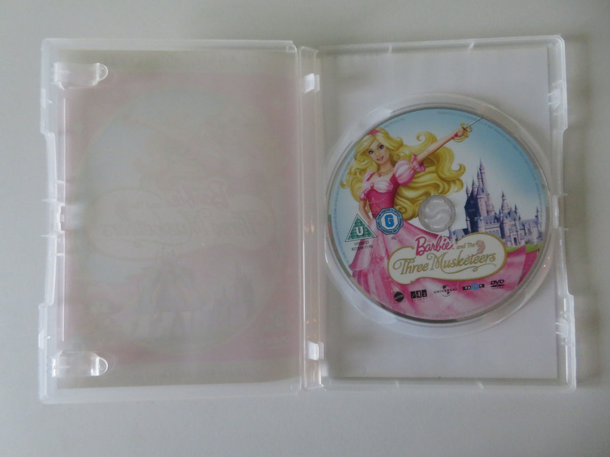 Barbie and the Three Musketeers (DVD) Kelly Sheridan Tim Curry 2009 Region 2, 4