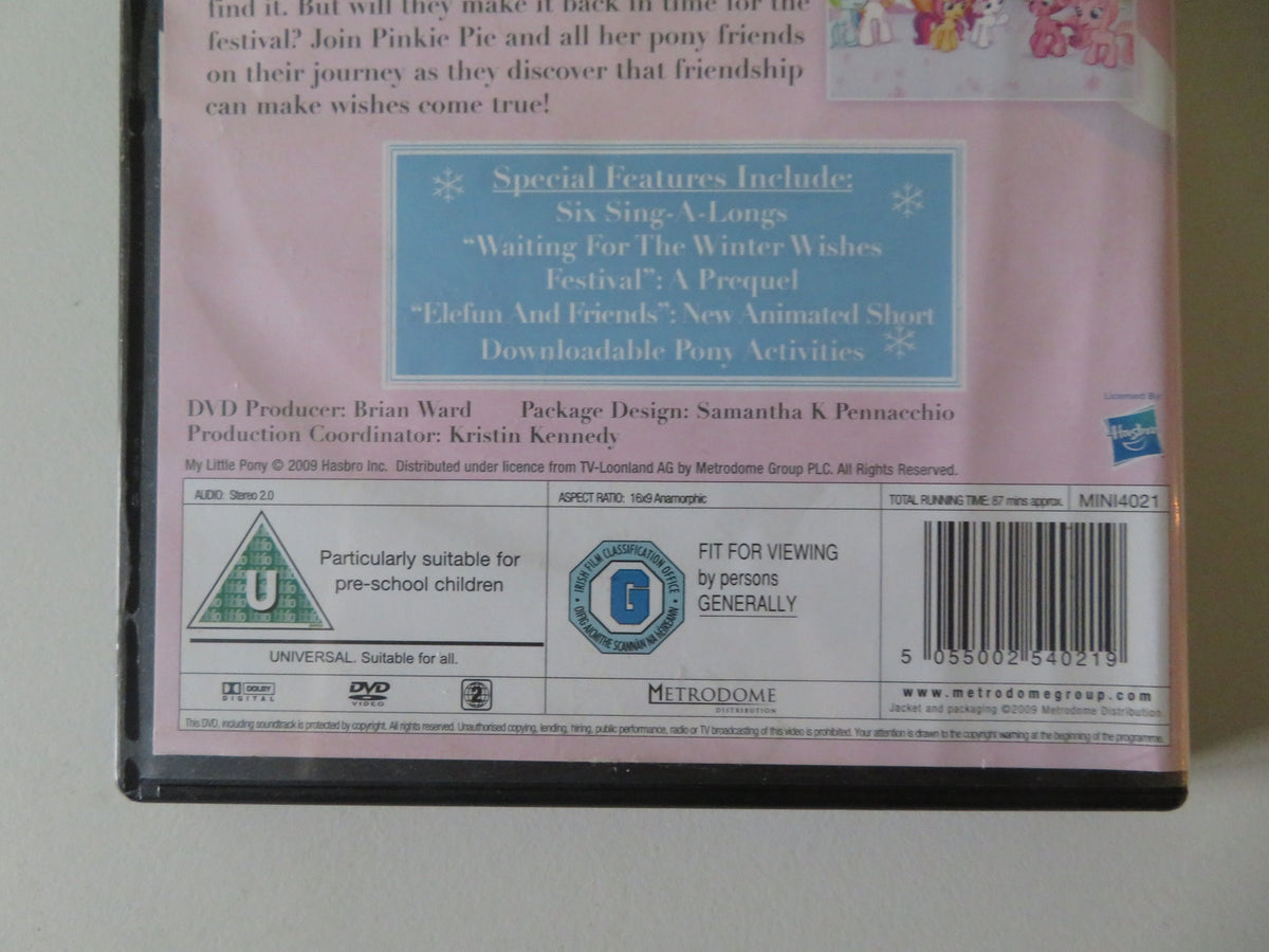 My Little Pony: Twinkle Wish Adventure (DVD) Anna Cummer 2009 Region 2
