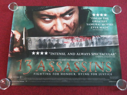 13 ASSASSINS UK QUAD ROLLED POSTER KOJI YAKUSHO TAKAYUKI YAMADA 2010 - Rendezvous Cinema