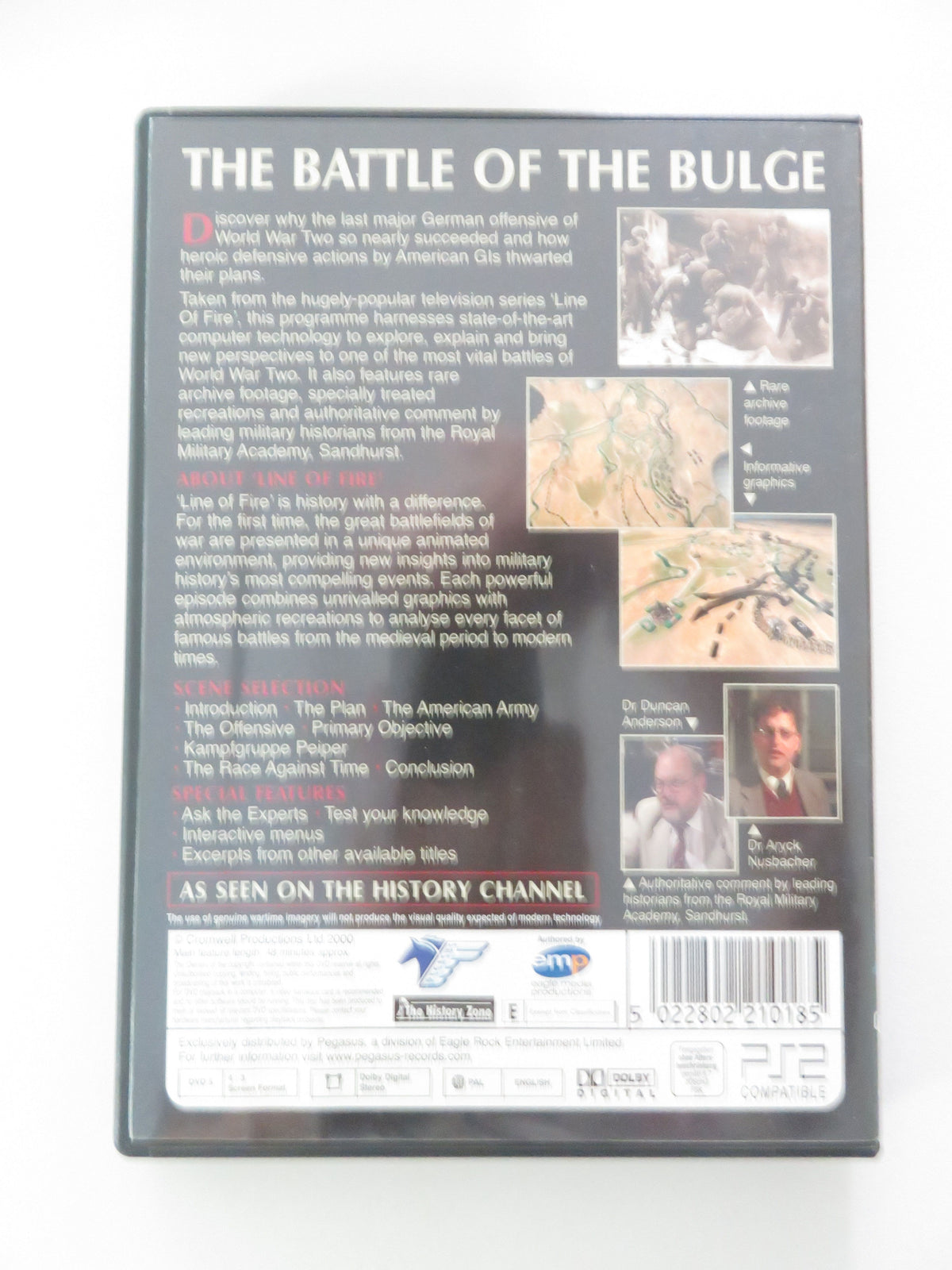 Line of Fire: Battle of the Bulge (DVD) Dr. Duncan Anderson 2000 Region 0