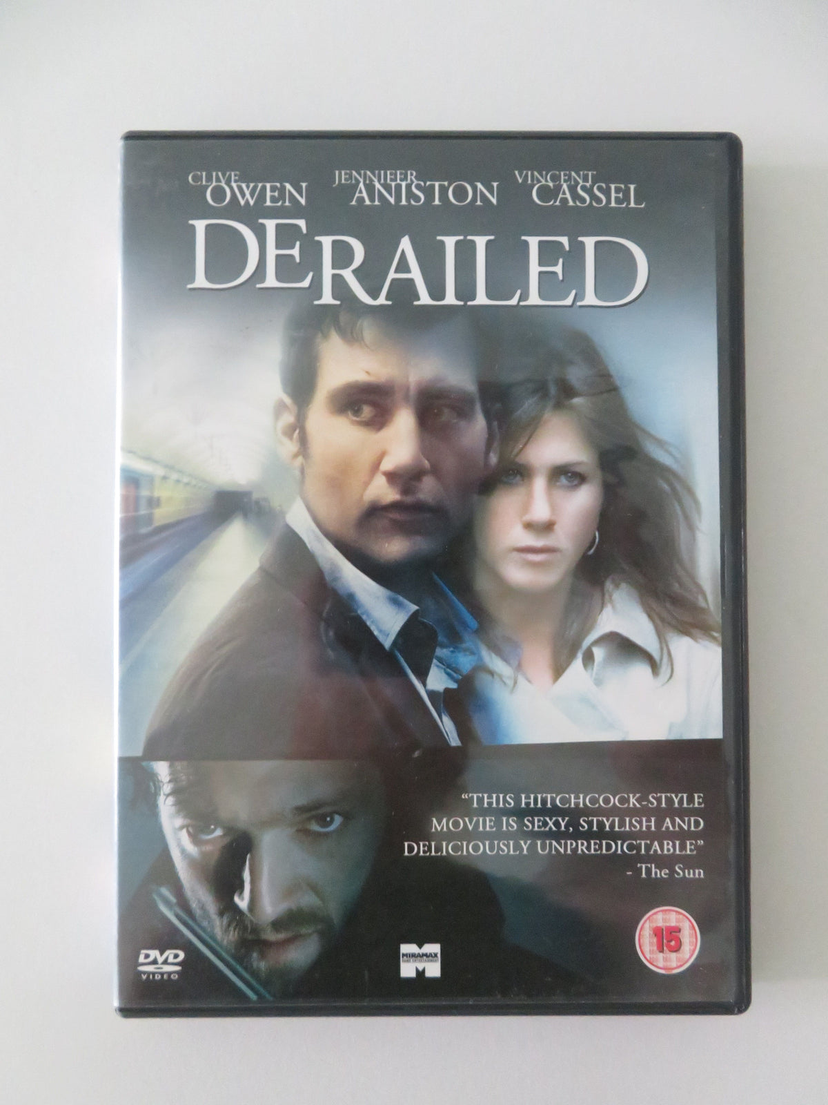 Derailed (DVD) Clive Owen Jennifer Aniston Vincent Cassel 2005 Region 2