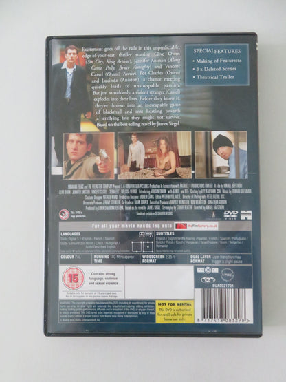 Derailed (DVD) Clive Owen Jennifer Aniston Vincent Cassel 2005 Region 2