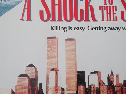 A Shock to the System UK Quad Rolled Poster Michael Caine E. McGovern 1990