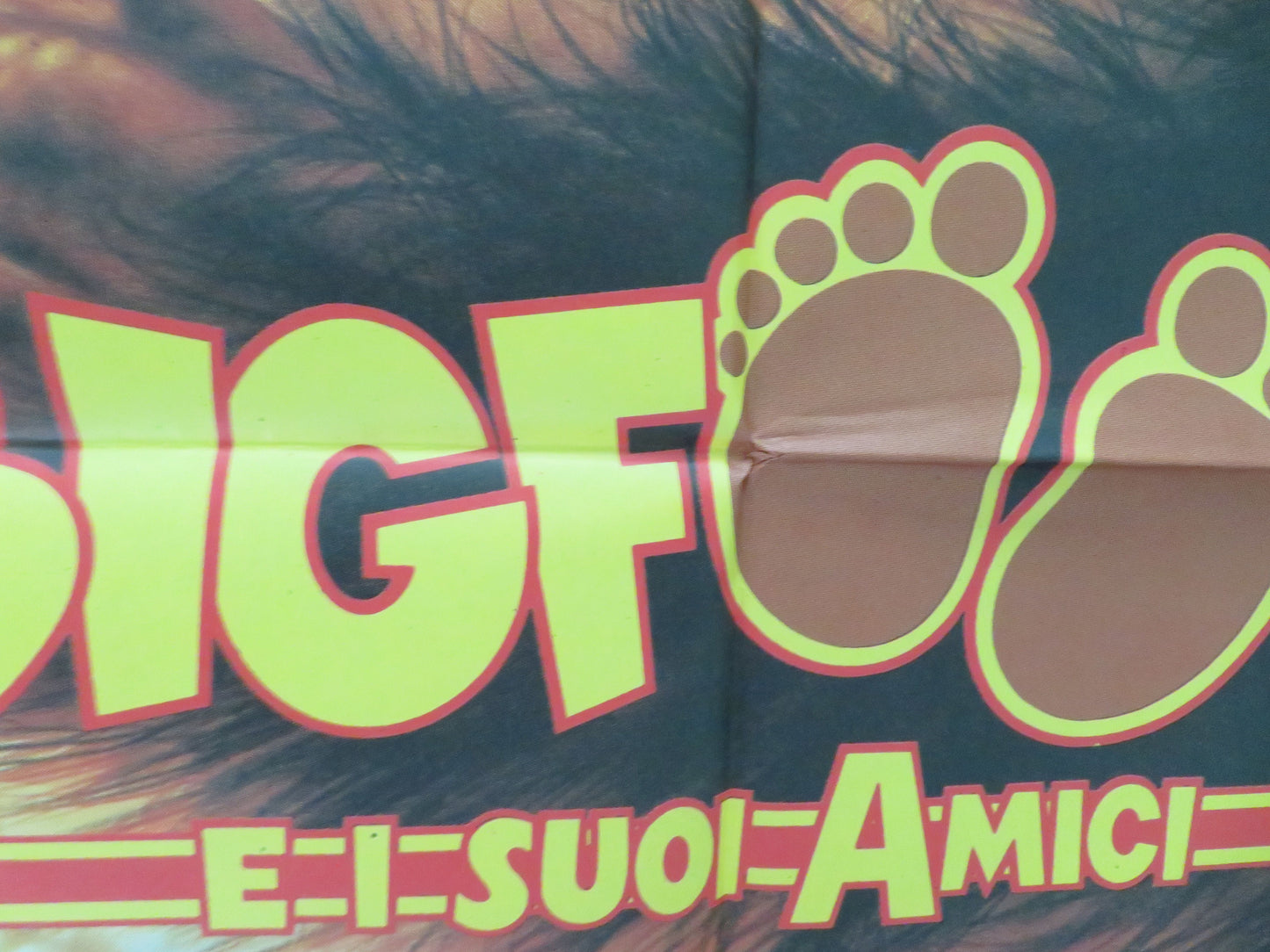 Harry and the Hendersons Italian 2 Foglio Poster John Lithgow M. Dillon 1988
