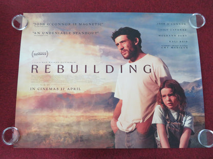 Rebuilding UK Quad Rolled Poster Josh O'Connor Meghann Fahy Lily LaTorre 2025