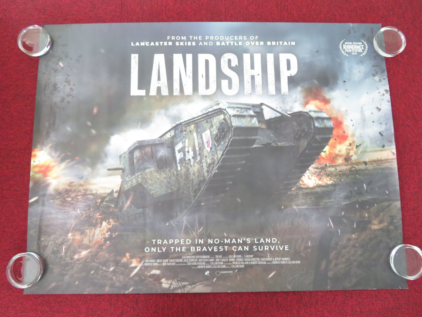 Landship UK Quad Rolled Poster Vin Hawke David Dobson Jeffrey Mundell 2026