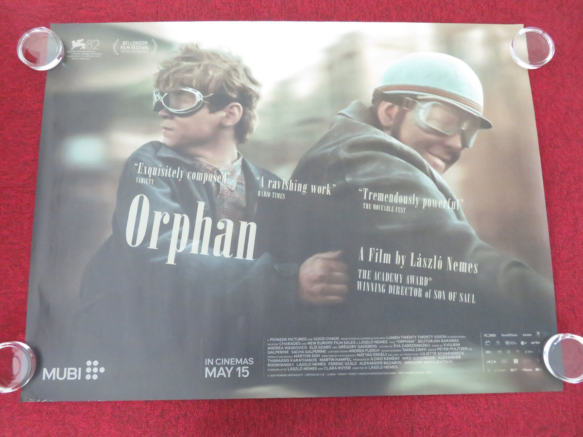 Orphan UK Quad Rolled Poster Bojtorján Barabas Grégory Gadebois 2025