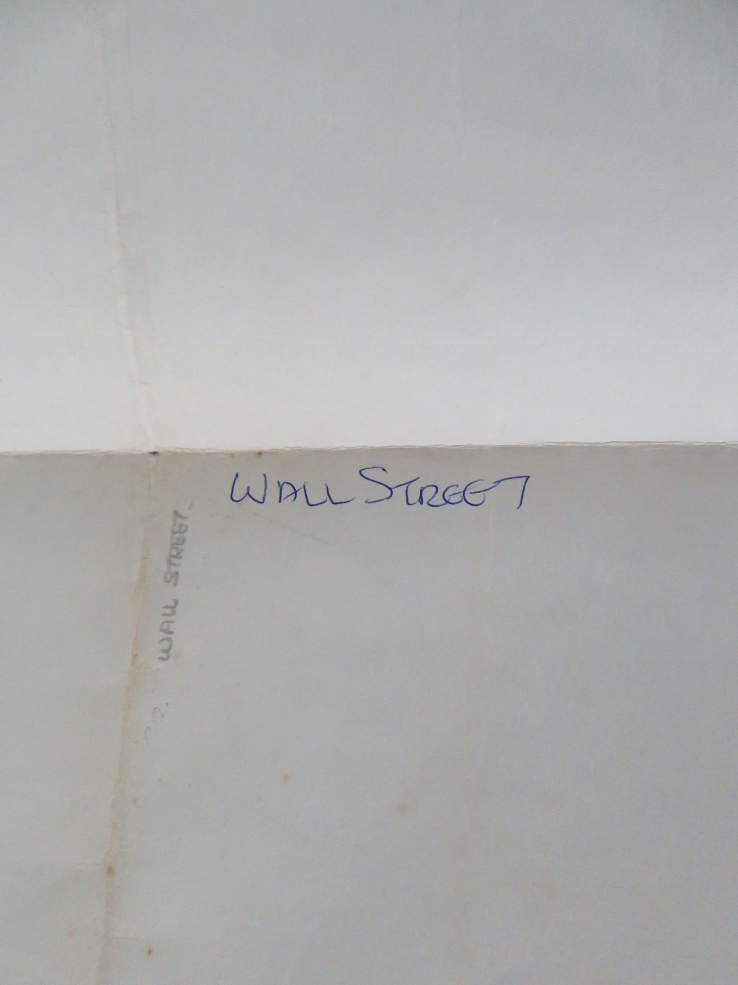 Wall Street UK Quad Rolled Poster Charlie Sheen Michael Douglas 1987