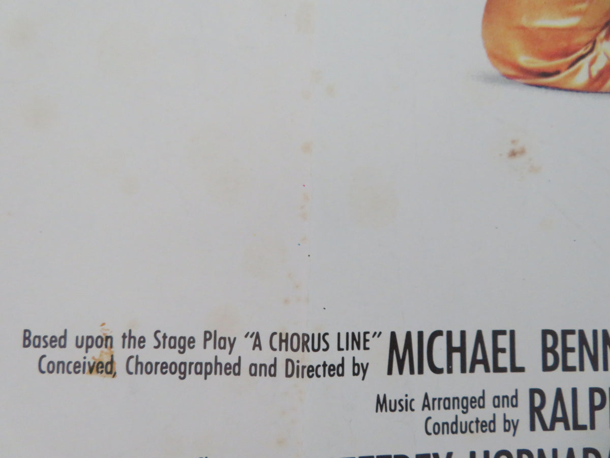 A Chorus Line UK Quad Rolled Poster Michael Douglas Terrence Mann 1985