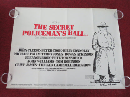 The Secret Policeman's Other Ball UK Quad Rolled Poster Rowan Atkinson 1982