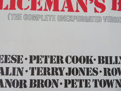 The Secret Policeman's Other Ball UK Quad Rolled Poster Rowan Atkinson 1982
