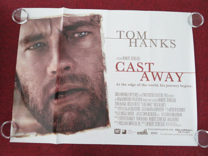 Cast Away UK Quad Rolled Poster Tom Hanks Helen Hunt Paul Sanchez 2000