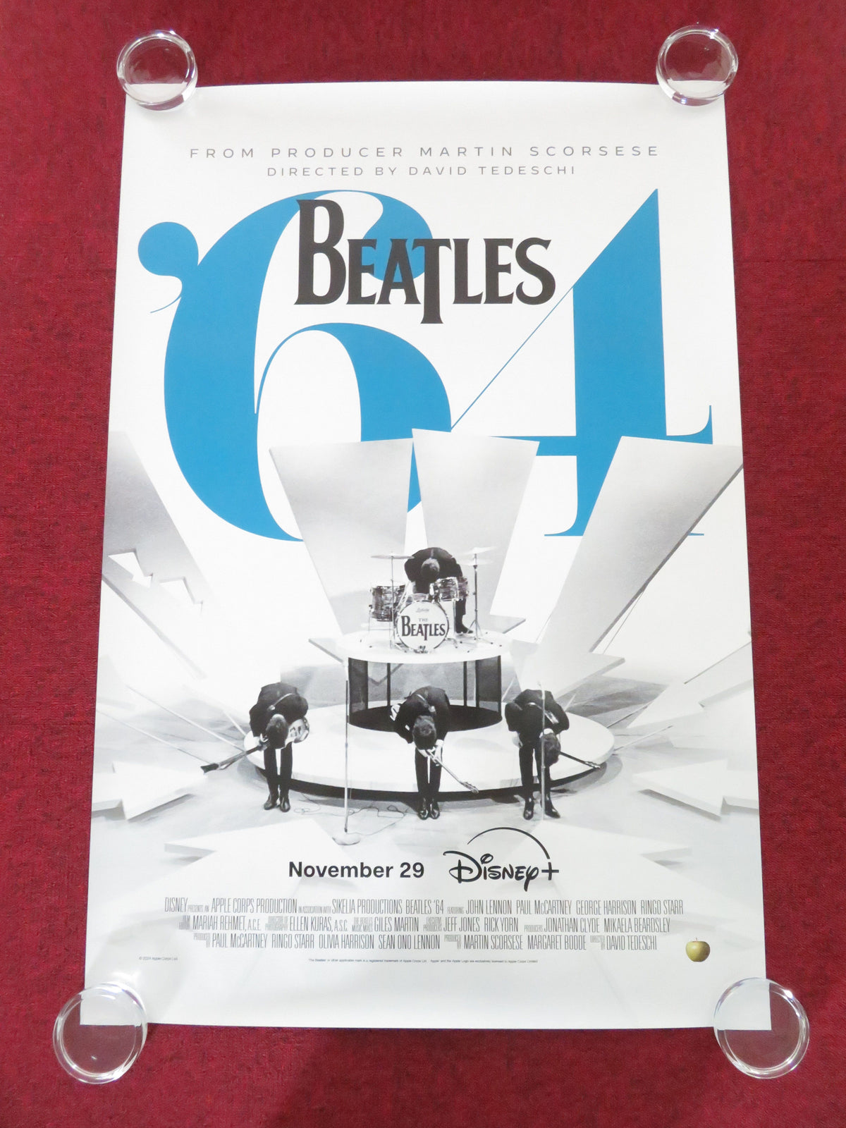Beatles '64 US One Sheet Rolled Poster John Lennon Paul McCartney 2024