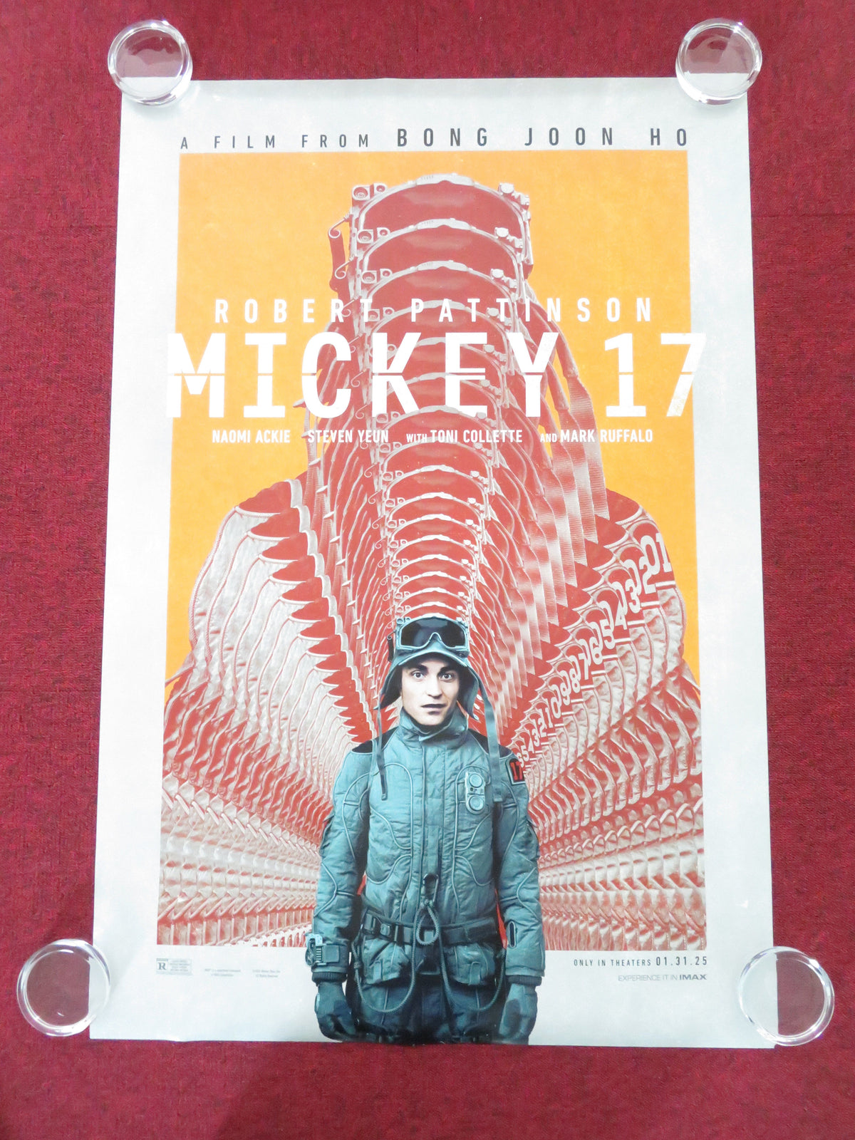 Mickey 17 US One Sheet Rolled Poster Robert Pattinson Toni Collette 2025