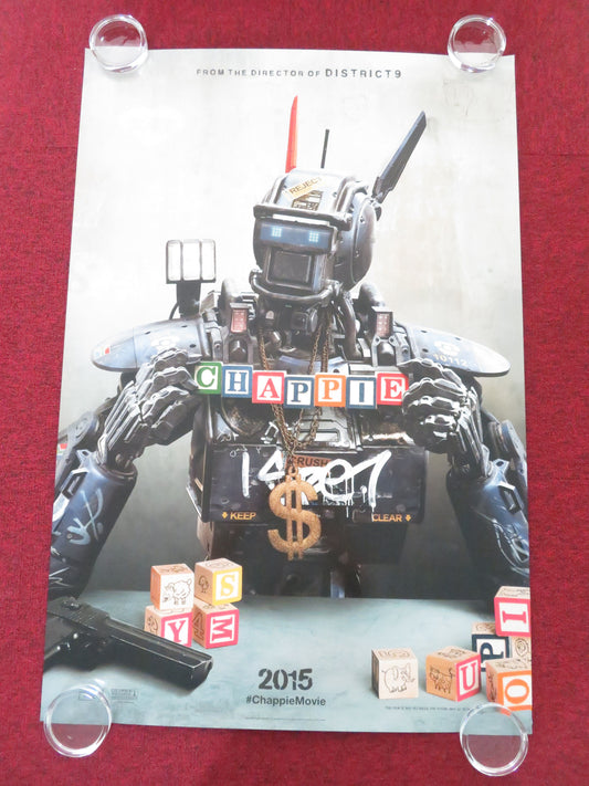 Chappie US One Sheet Rolled Poster Sharlto Copley Dev Patel Hugh Jackman 2015