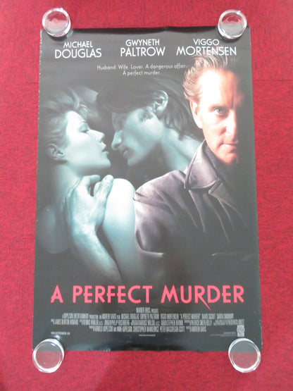 A Perfect Murder US One Sheet Rolled Poster Michael Douglas Gwyneth Paltrow 1998