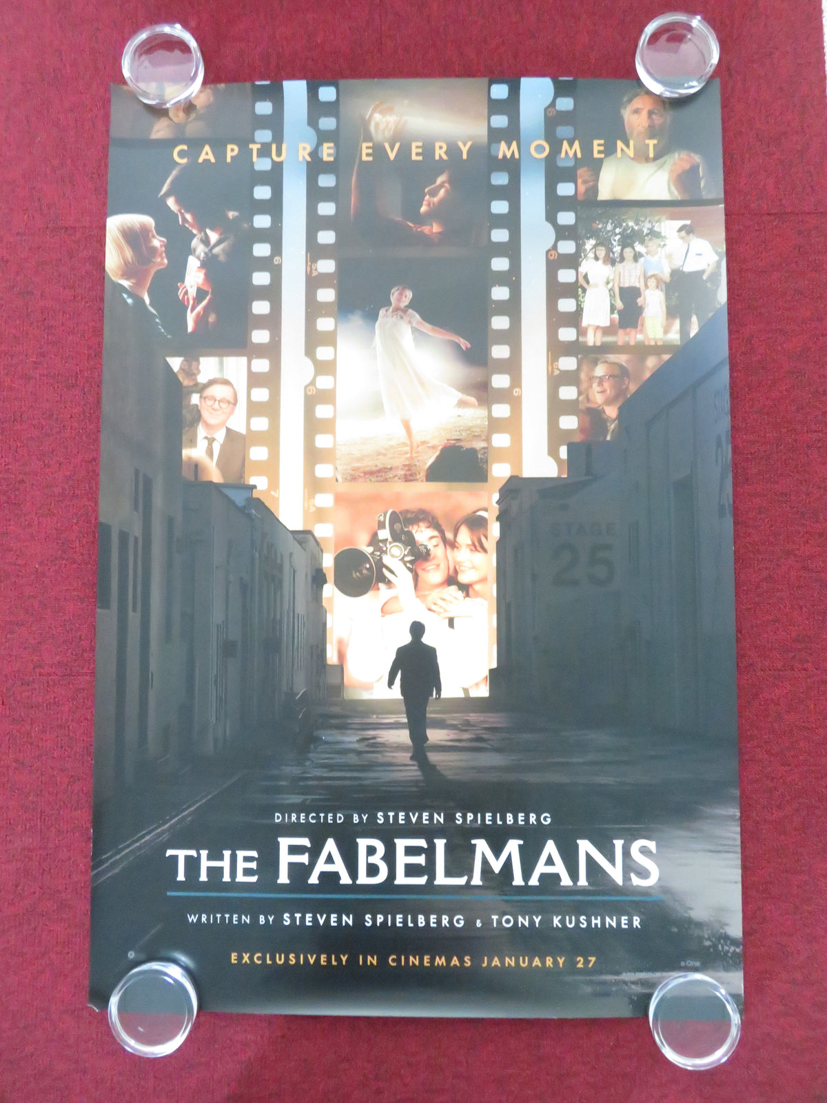 The Fabelmans US One Sheet Rolled Poster Michelle Williams Paul Dano 2022