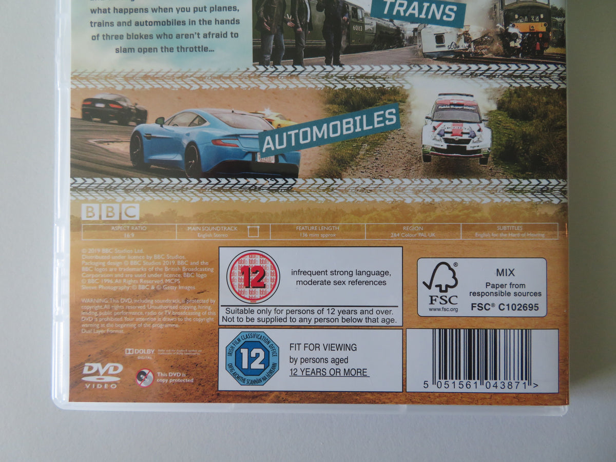 Top Gear: Planes, Trains & Automobiles (DVD) Jeremy Clarkson 2019 Region 2 + 4