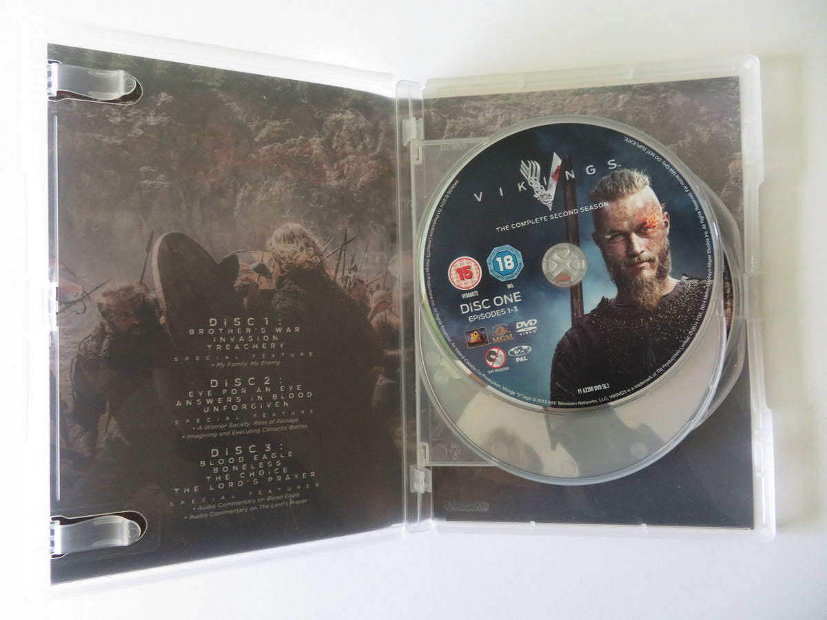 Vikings - The Complete Second Season (DVD)  Katheryn Winnick 2014 Region 2