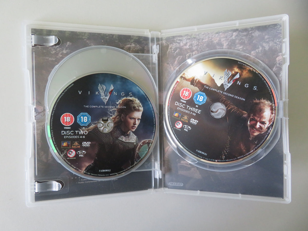 Vikings - The Complete Second Season (DVD)  Katheryn Winnick 2014 Region 2