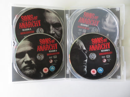 Sons of Anarchy - Season 6 (DVD) Charlie Hunnam Ron Perlman 2013 Region 2