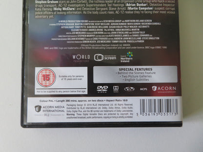 Line of Duty - Series Five (DVD) Stephen Graham Vicky McClure 2019 Region 2