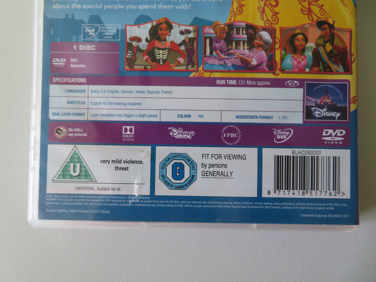 Elena of Avalor: Celebrations to Remember (DVD) Disney A. Carrero 2018 Region 2