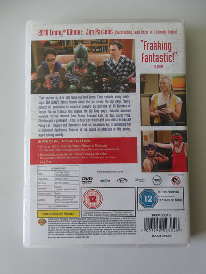 The Big Bang Theory - The Complete Fourth Season (DVD) Jim Parsons 2010 Region 2