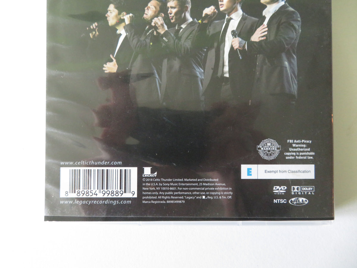 Celtic Thunder X (DVD) Damian McGinty Michael O'Dwyer 2018 Region All