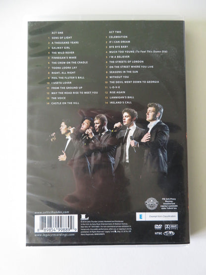 Celtic Thunder X (DVD) Damian McGinty Michael O'Dwyer 2018 Region All