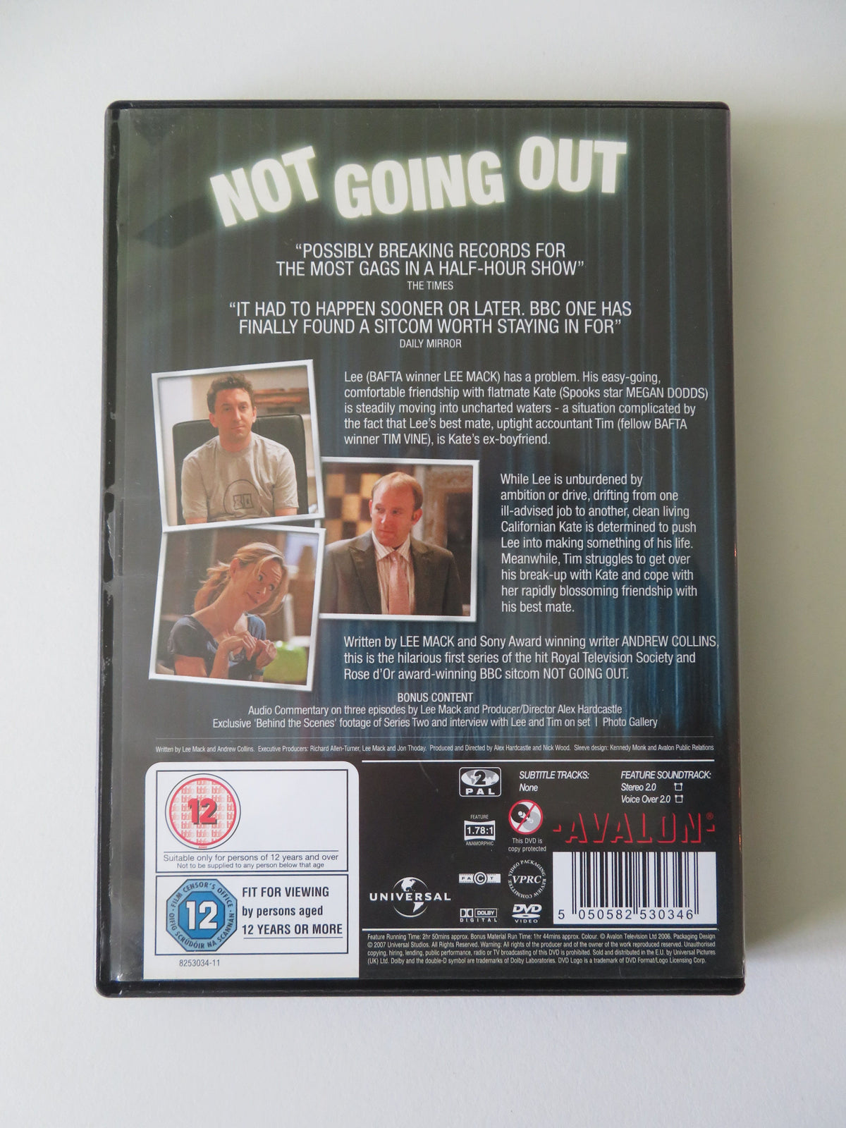 Not Going Out - Series One (DVD) Lee Mack Sally Bretton Tim Vine 2006 Region 2