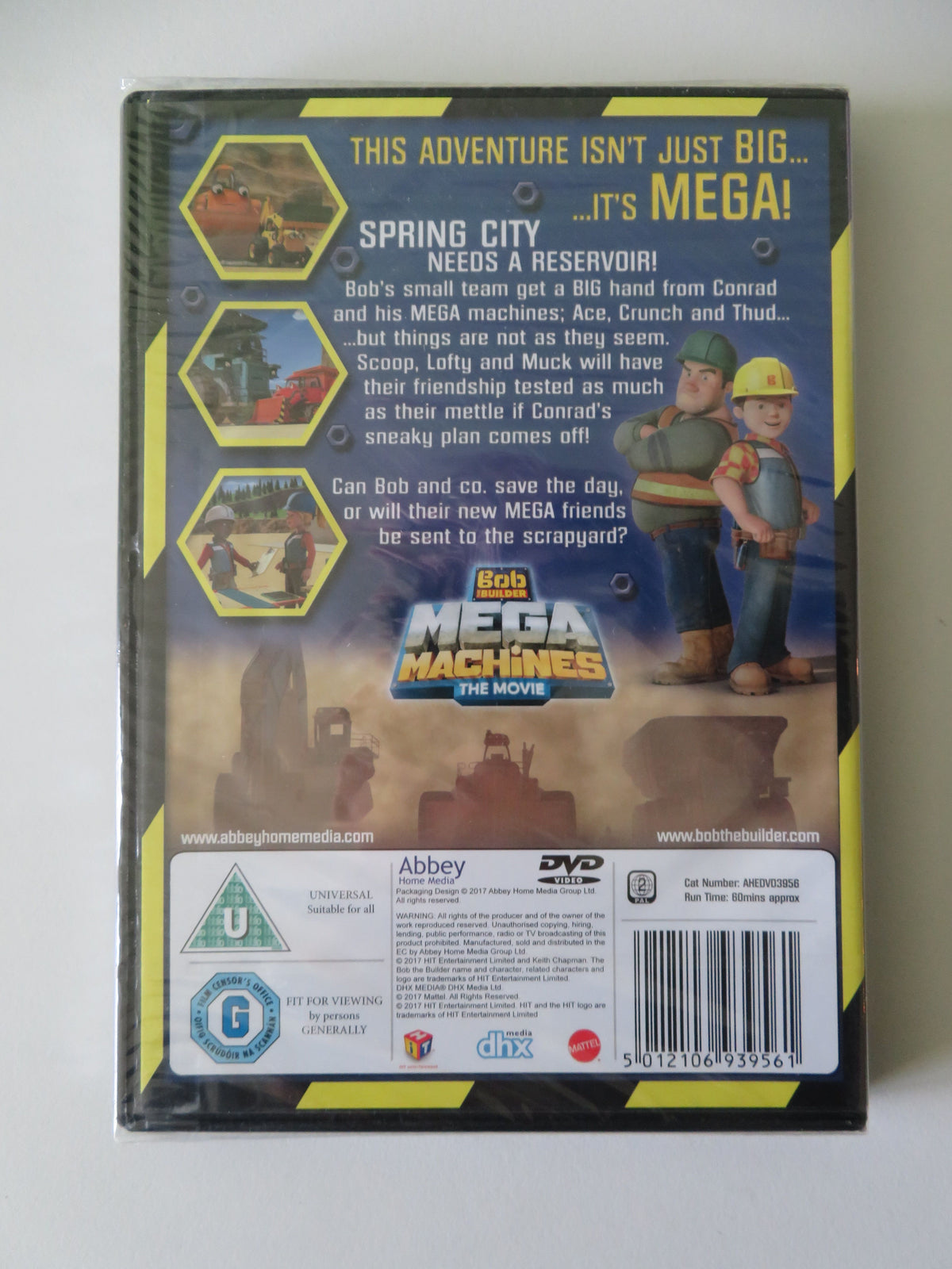 Bob the Builder: Mega Machines the Movie (DVD) Daniel Bacon 2017 Region 2