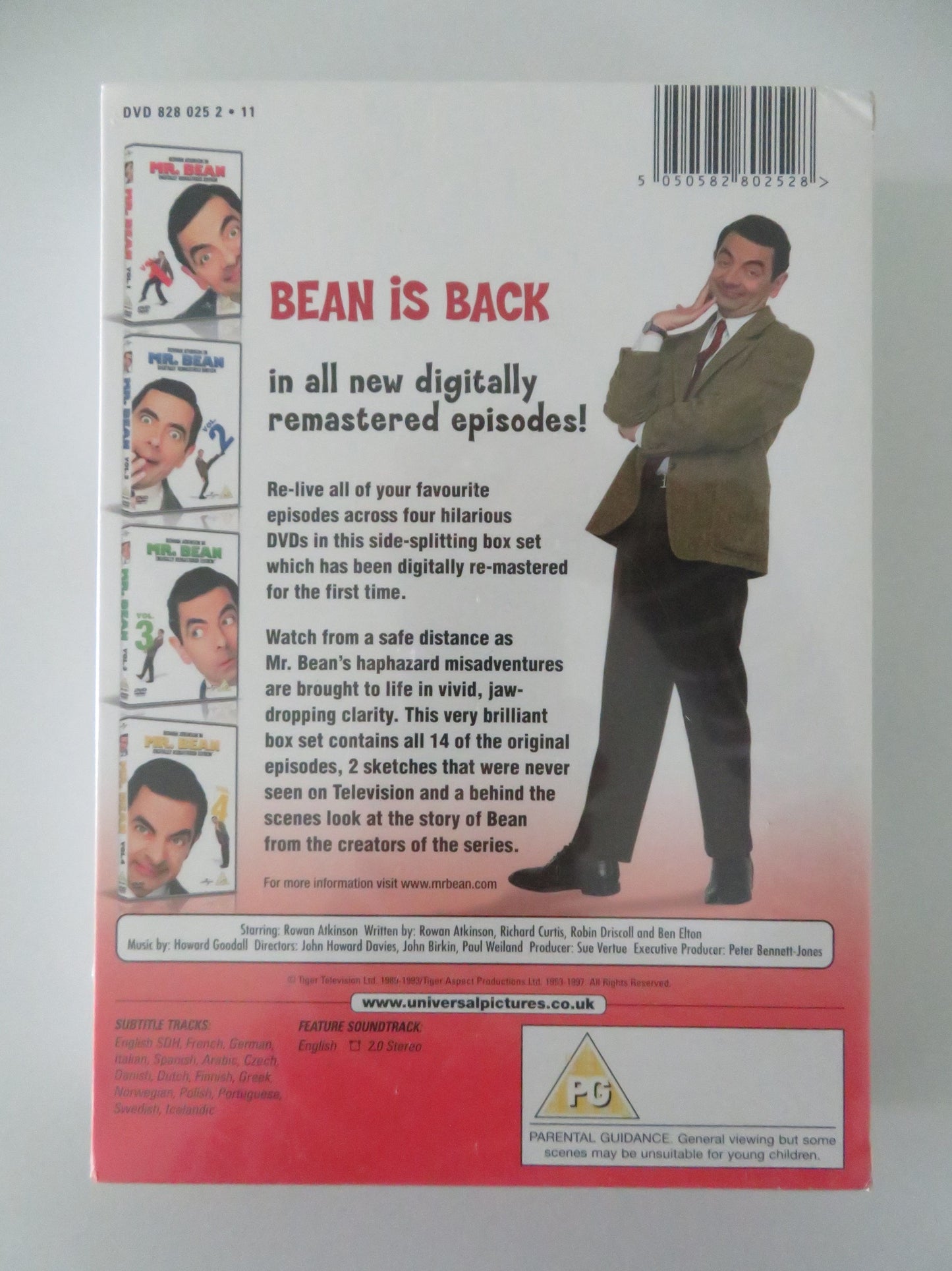Mr. Bean - Bean's Brilliant Boxset (DVD BoxSet) Rowan Atkinson 2010 Region 2, 4