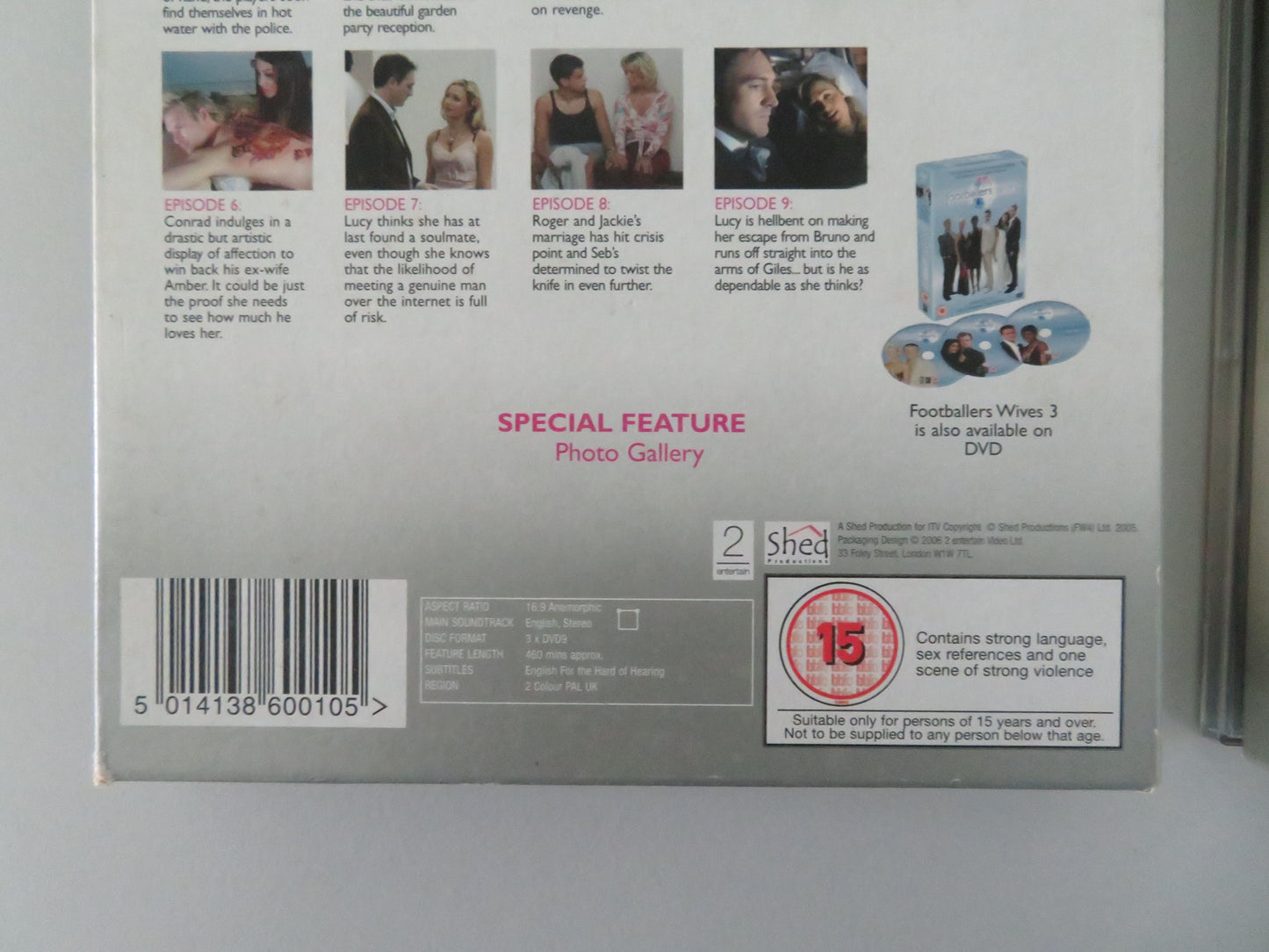 Footballers' Wives The Complete Fourth Series (DVD BoxSet) 2005 Region 2