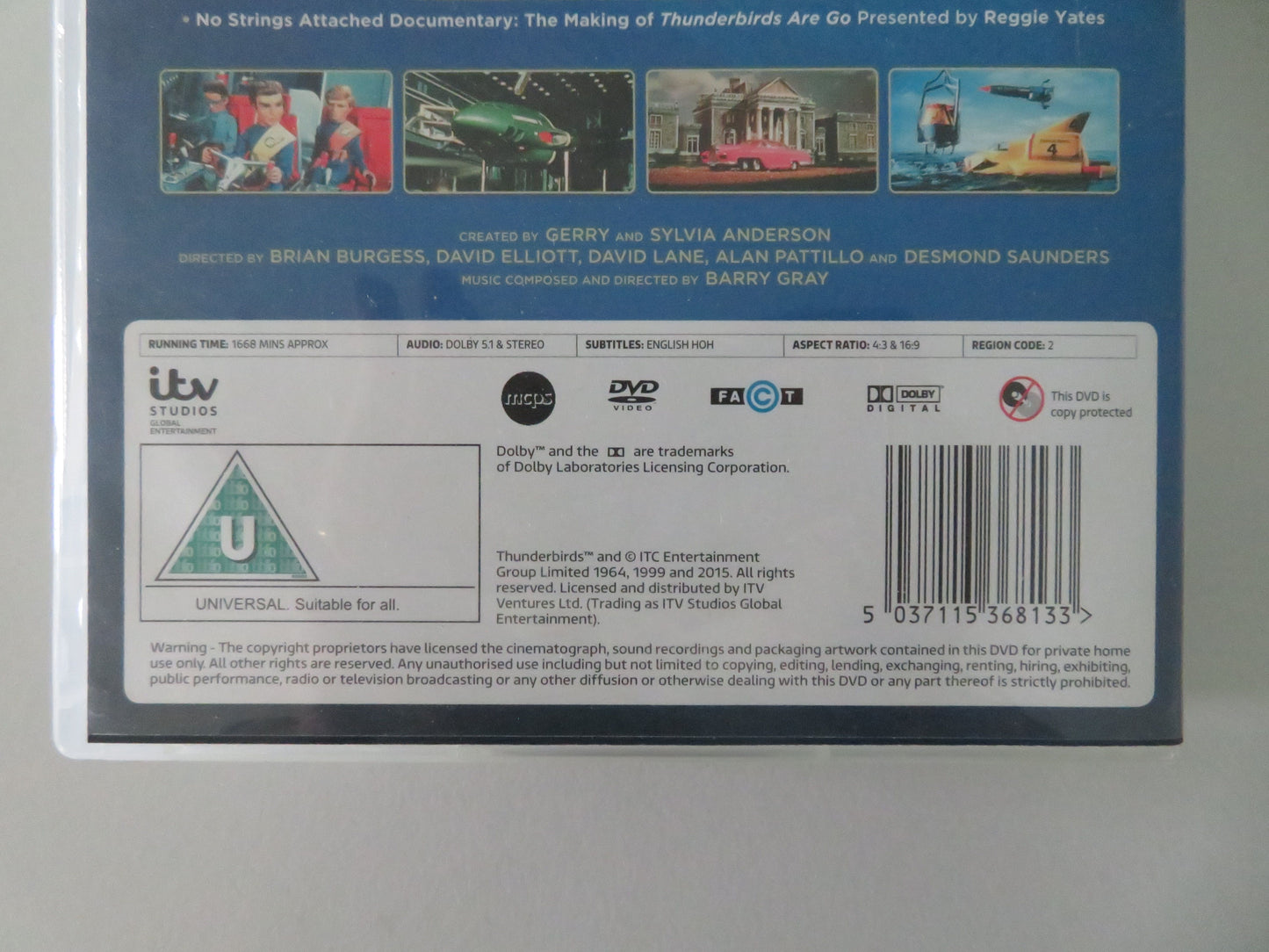 Thunderbirds - Complete Collection (DVD BoxSet) Sylvia Anderson 1965 Region 2