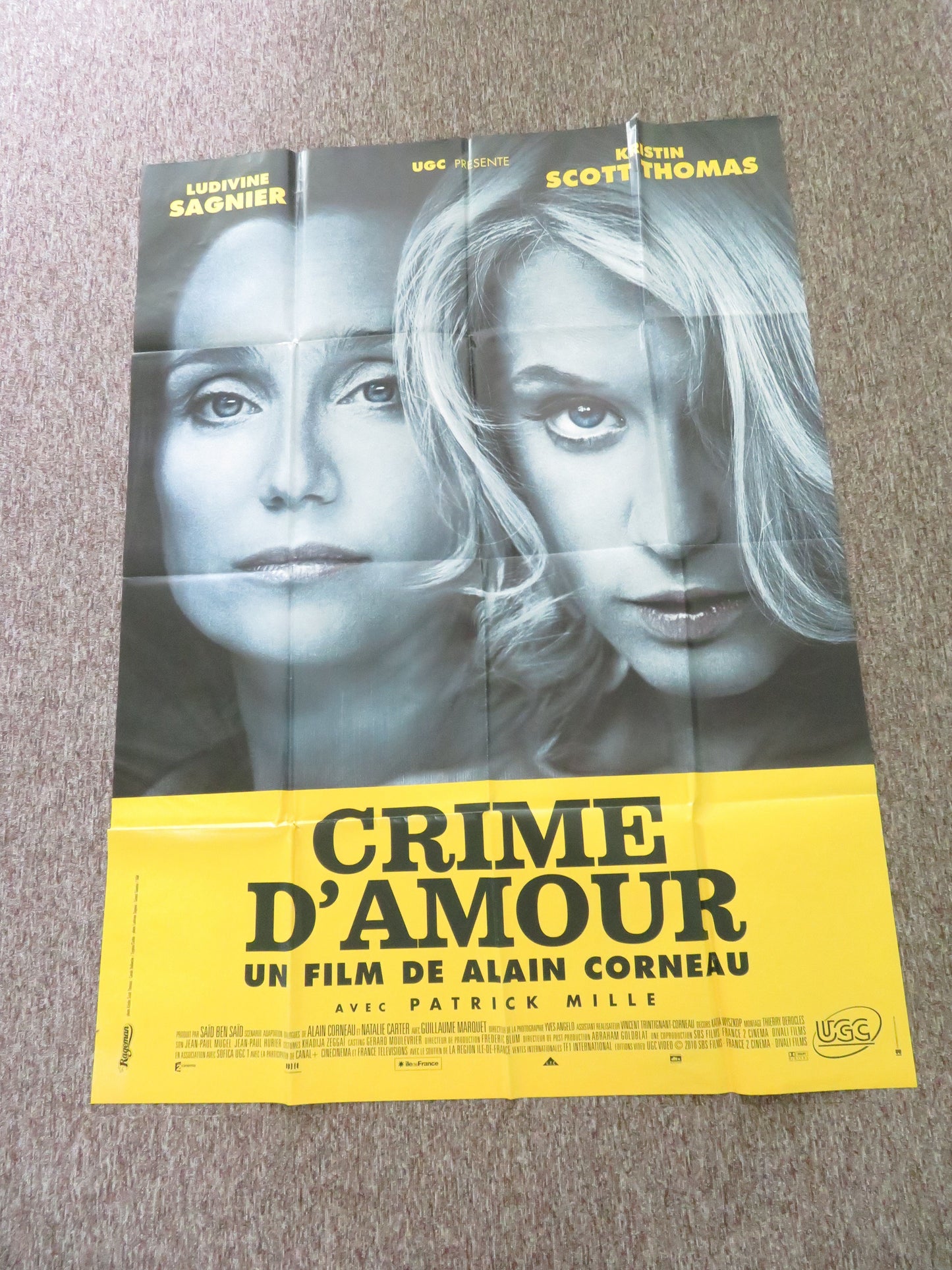 Love Crime French Grande Poster Ludivine Sagnier Kristin Scott Thomas 2010