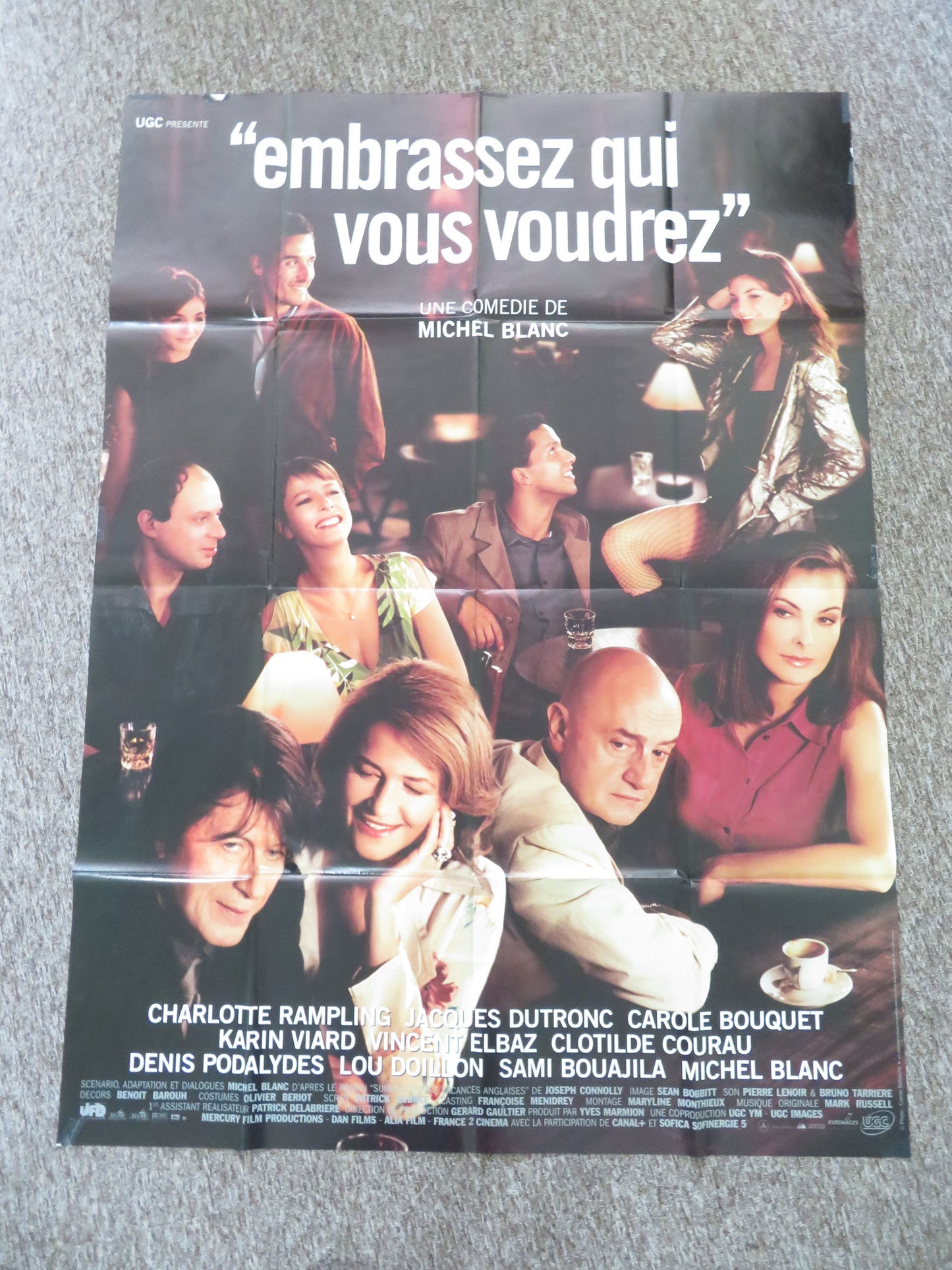 Summer Things French Grande Poster Charlotte Rampling Jacques Dutronc 2002