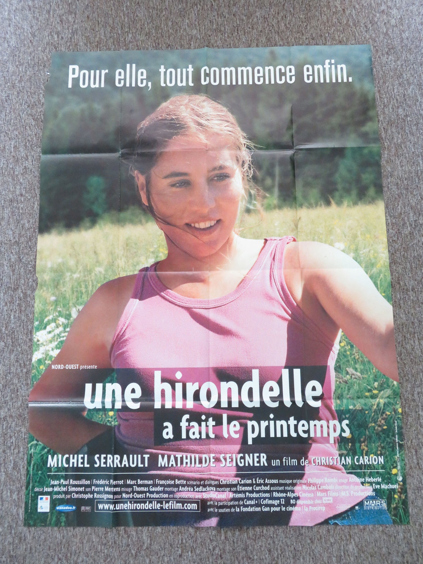 The Girl from Paris French Grande Poster Michel Serrault Mathilde Seigner 2001