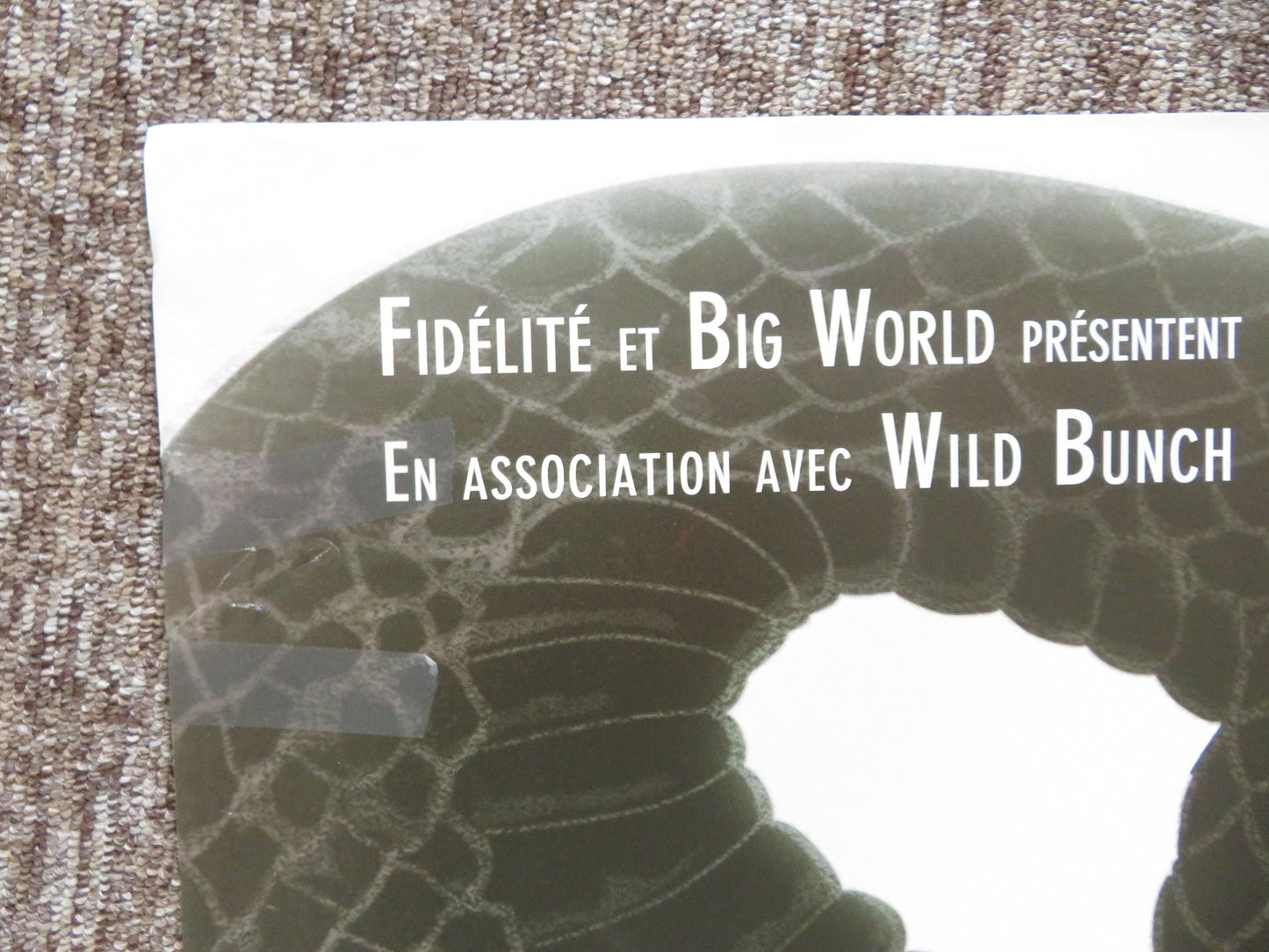 Le Serpent French Grande Poster Yvan Attal Clovis Cornillac 2006