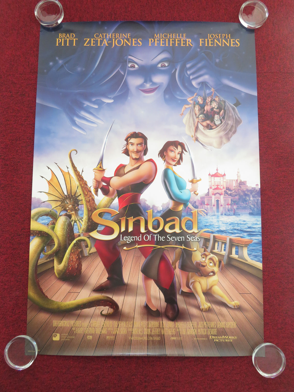 Sinbad: Legend of the Seven Seas - B US One Sheet Rolled Poster Brad Pitt 2003