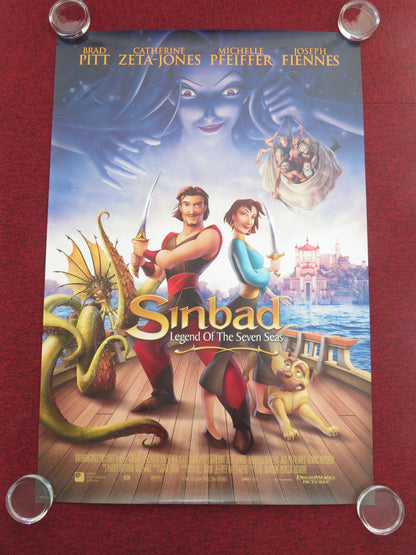 Sinbad: Legend of the Seven Seas - B US One Sheet Rolled Poster Brad Pitt 2003