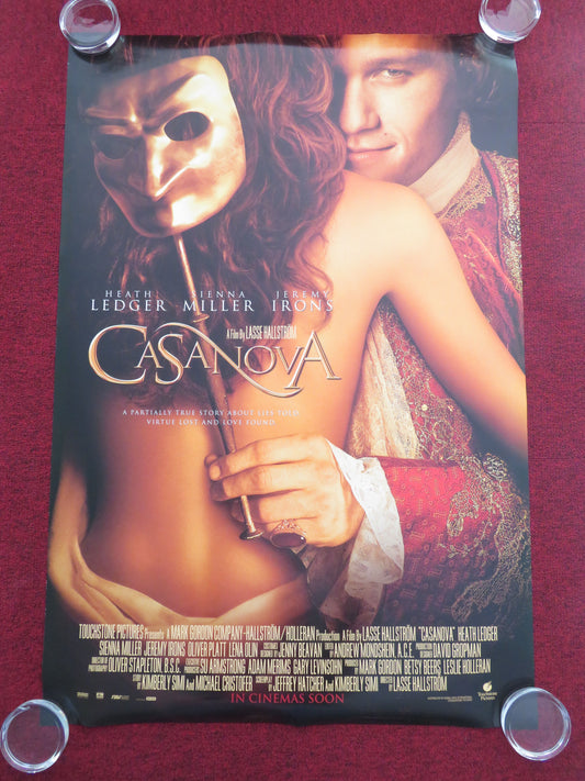 Casanova - B US One Sheet Rolled Poster Heath Ledger Sienna Miller J. Irons 2005
