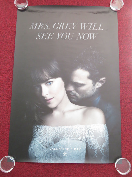 Fifty Shades Freed - B US One Sheet Rolled Poster Dakota Johnson J. Dornan 2018