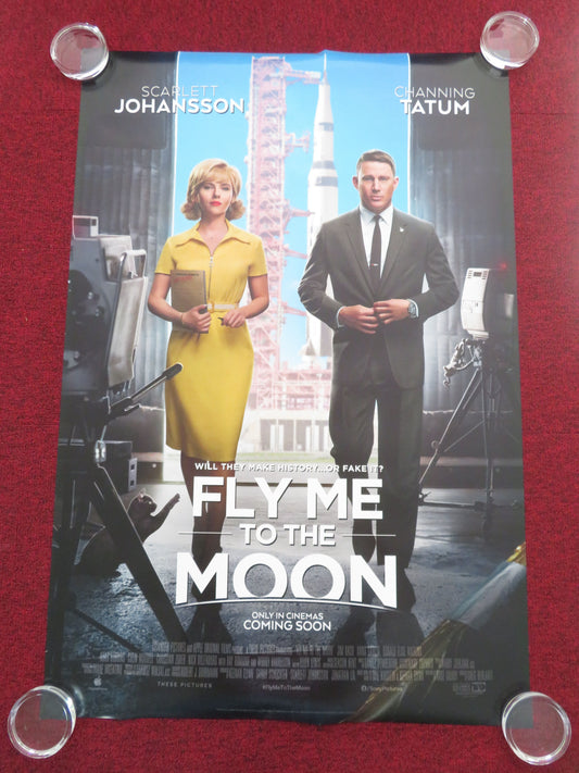 Fly Me to the Moon US One Sheet Rolled Poster Scarlett Johansson C. Tatum 2024