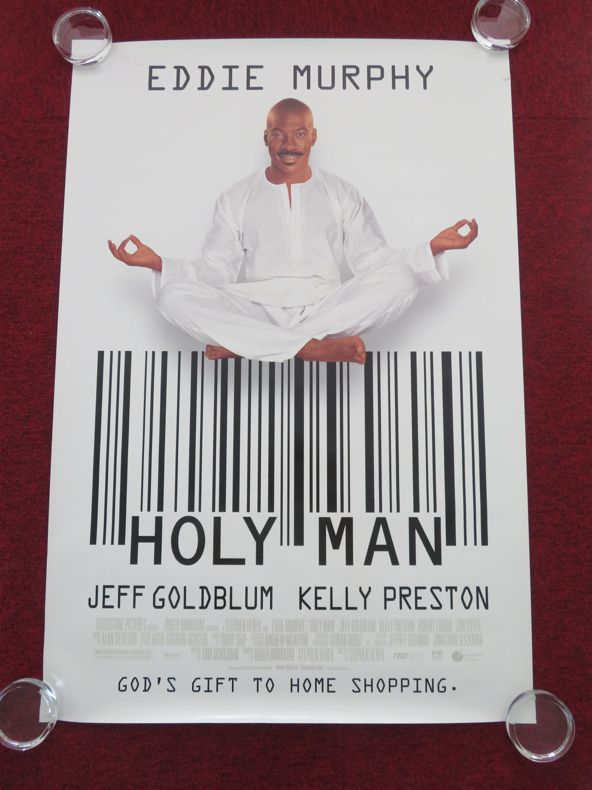 Holy Man US One Sheet Rolled Poster Eddie Murphy Jeff Goldblum 1998