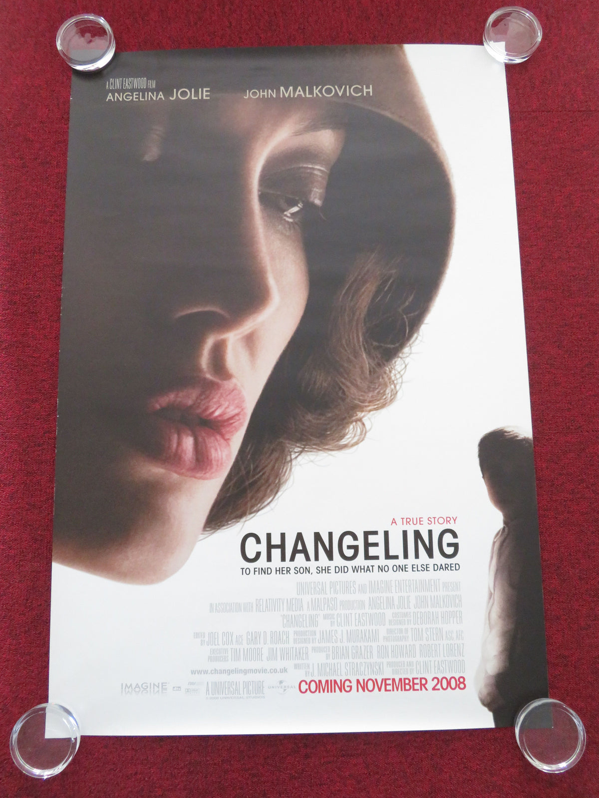 Changeling US One Sheet Rolled Poster Angelina Jolie Colm Feore Amy Ryan 2008